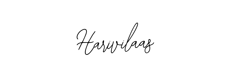How to make Harivilaas name signature. Use Bearetta-2O07w style for creating short signs online. This is the latest handwritten sign. Harivilaas signature style 12 images and pictures png