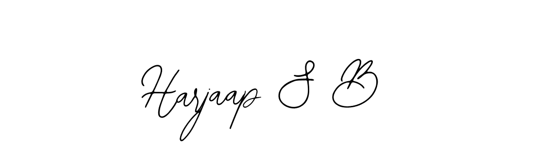 Design your own signature with our free online signature maker. With this signature software, you can create a handwritten (Bearetta-2O07w) signature for name Harjaap S B. Harjaap S B signature style 12 images and pictures png