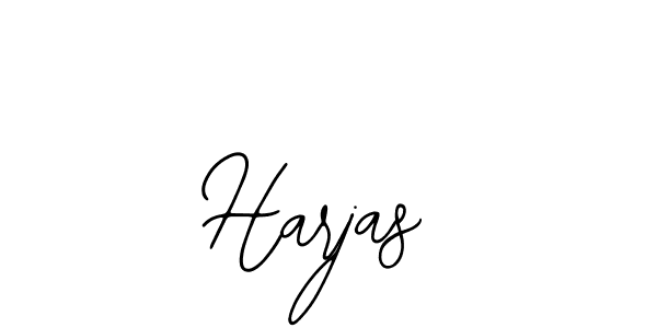 You should practise on your own different ways (Bearetta-2O07w) to write your name (Harjas) in signature. don't let someone else do it for you. Harjas signature style 12 images and pictures png