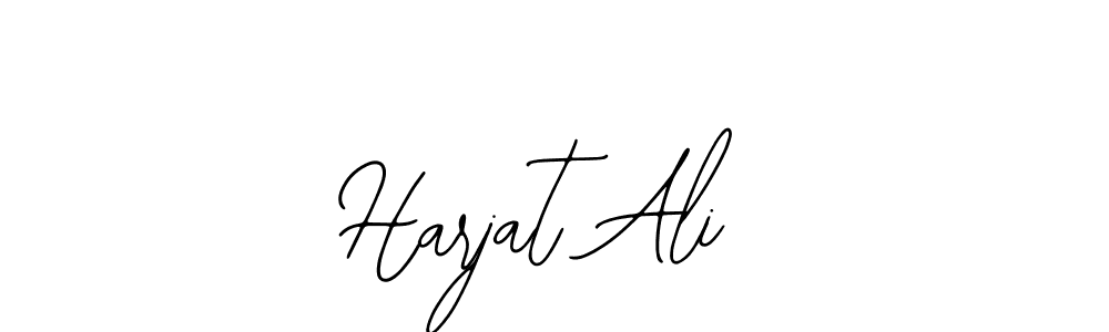 if you are searching for the best signature style for your name Harjat Ali. so please give up your signature search. here we have designed multiple signature styles  using Bearetta-2O07w. Harjat Ali signature style 12 images and pictures png