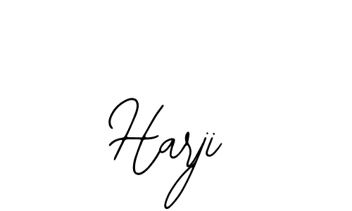 How to make Harji name signature. Use Bearetta-2O07w style for creating short signs online. This is the latest handwritten sign. Harji signature style 12 images and pictures png
