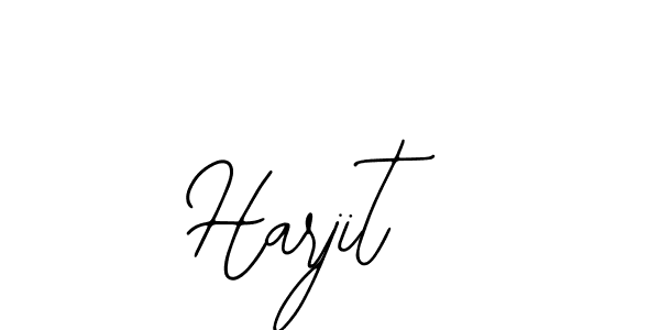 Use a signature maker to create a handwritten signature online. With this signature software, you can design (Bearetta-2O07w) your own signature for name Harjit. Harjit signature style 12 images and pictures png