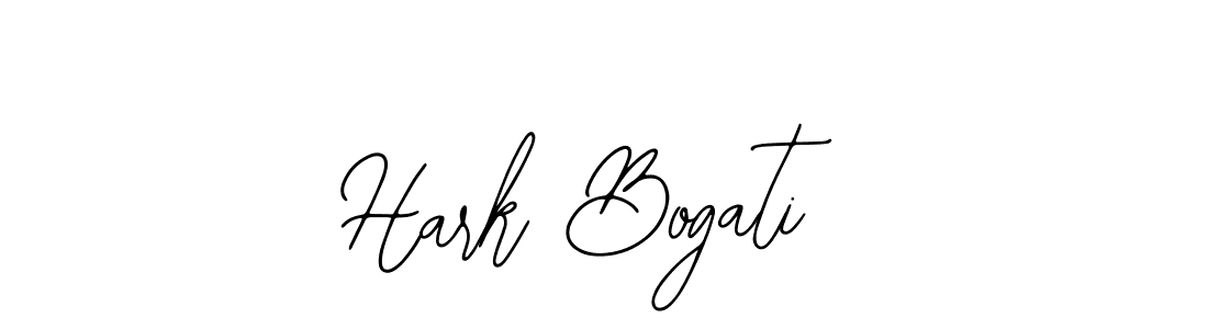 How to make Hark Bogati name signature. Use Bearetta-2O07w style for creating short signs online. This is the latest handwritten sign. Hark Bogati signature style 12 images and pictures png