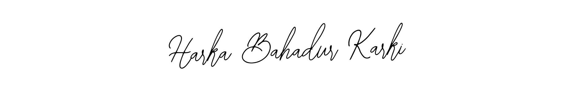 if you are searching for the best signature style for your name Harka Bahadur Karki. so please give up your signature search. here we have designed multiple signature styles  using Bearetta-2O07w. Harka Bahadur Karki signature style 12 images and pictures png