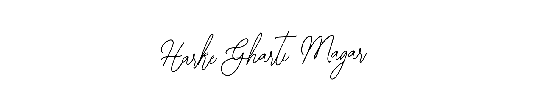How to make Harke Gharti Magar signature? Bearetta-2O07w is a professional autograph style. Create handwritten signature for Harke Gharti Magar name. Harke Gharti Magar signature style 12 images and pictures png