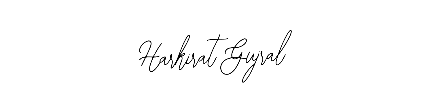 You should practise on your own different ways (Bearetta-2O07w) to write your name (Harkirat Gujral) in signature. don't let someone else do it for you. Harkirat Gujral signature style 12 images and pictures png