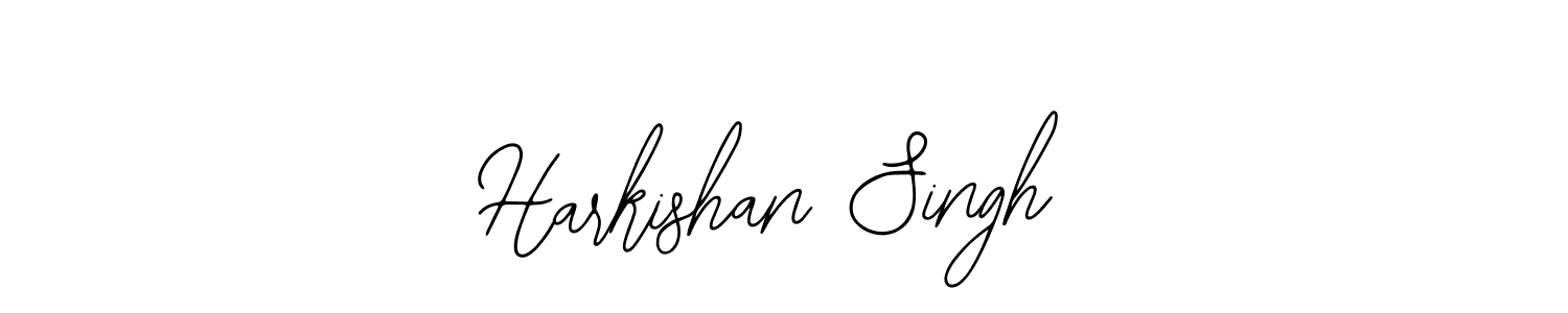 The best way (Bearetta-2O07w) to make a short signature is to pick only two or three words in your name. The name Harkishan Singh include a total of six letters. For converting this name. Harkishan Singh signature style 12 images and pictures png