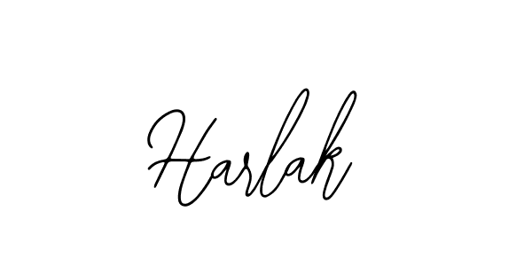 You should practise on your own different ways (Bearetta-2O07w) to write your name (Harlak) in signature. don't let someone else do it for you. Harlak signature style 12 images and pictures png