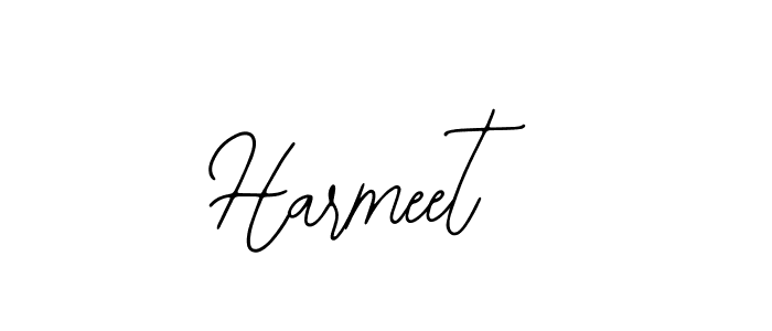 How to make Harmeet name signature. Use Bearetta-2O07w style for creating short signs online. This is the latest handwritten sign. Harmeet signature style 12 images and pictures png