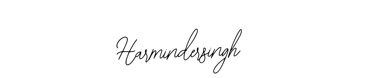 How to make Harmindersingh name signature. Use Bearetta-2O07w style for creating short signs online. This is the latest handwritten sign. Harmindersingh signature style 12 images and pictures png