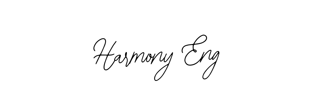 How to make Harmony Eng name signature. Use Bearetta-2O07w style for creating short signs online. This is the latest handwritten sign. Harmony Eng signature style 12 images and pictures png