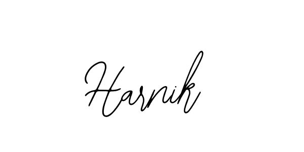 Harnik stylish signature style. Best Handwritten Sign (Bearetta-2O07w) for my name. Handwritten Signature Collection Ideas for my name Harnik. Harnik signature style 12 images and pictures png