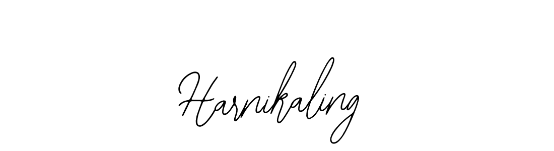 The best way (Bearetta-2O07w) to make a short signature is to pick only two or three words in your name. The name Harnikaling include a total of six letters. For converting this name. Harnikaling signature style 12 images and pictures png