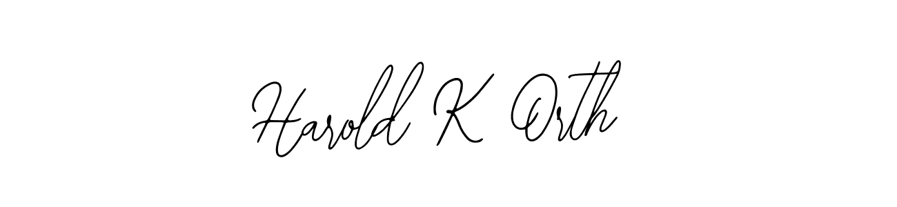 You should practise on your own different ways (Bearetta-2O07w) to write your name (Harold K Orth) in signature. don't let someone else do it for you. Harold K Orth signature style 12 images and pictures png