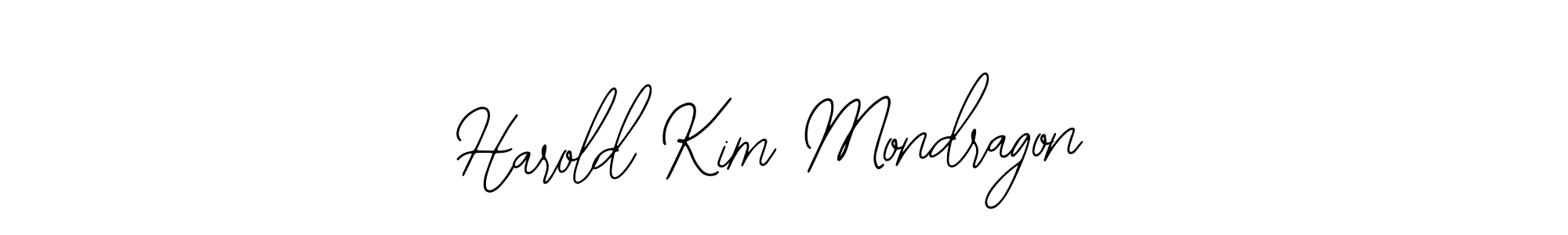 How to make Harold Kim Mondragon signature? Bearetta-2O07w is a professional autograph style. Create handwritten signature for Harold Kim Mondragon name. Harold Kim Mondragon signature style 12 images and pictures png
