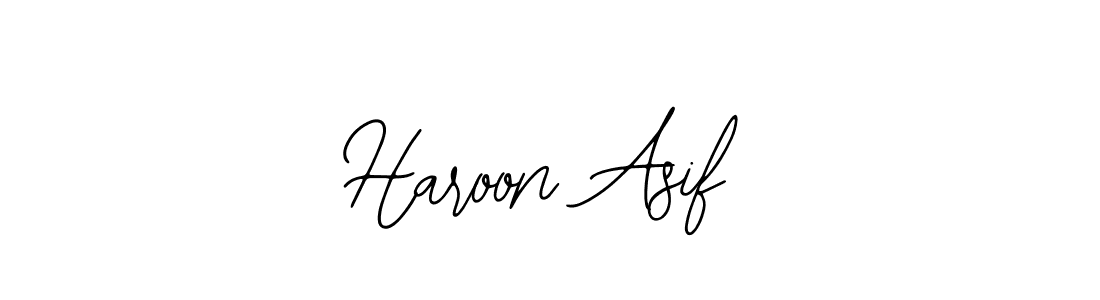 How to Draw Haroon Asif signature style? Bearetta-2O07w is a latest design signature styles for name Haroon Asif. Haroon Asif signature style 12 images and pictures png