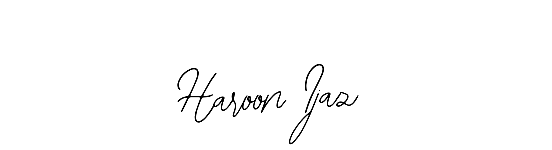 How to make Haroon Ijaz name signature. Use Bearetta-2O07w style for creating short signs online. This is the latest handwritten sign. Haroon Ijaz signature style 12 images and pictures png