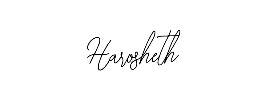 It looks lik you need a new signature style for name Harosheth. Design unique handwritten (Bearetta-2O07w) signature with our free signature maker in just a few clicks. Harosheth signature style 12 images and pictures png