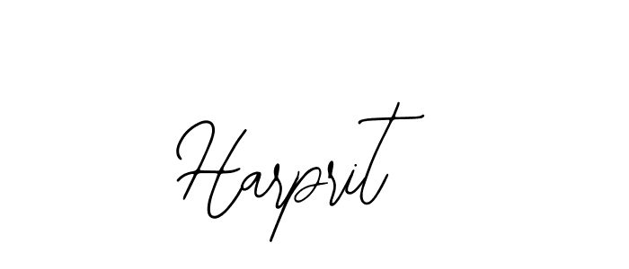 How to make Harprit name signature. Use Bearetta-2O07w style for creating short signs online. This is the latest handwritten sign. Harprit signature style 12 images and pictures png