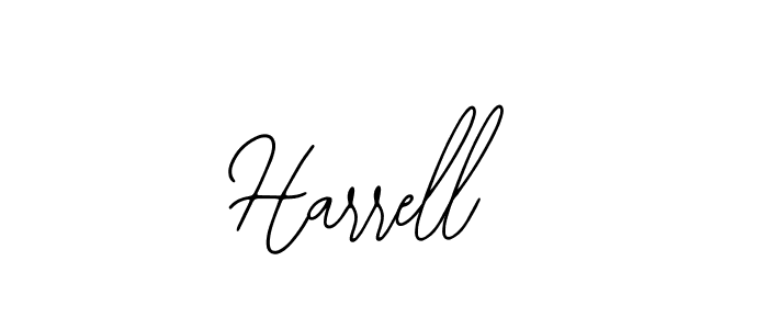 Use a signature maker to create a handwritten signature online. With this signature software, you can design (Bearetta-2O07w) your own signature for name Harrell. Harrell signature style 12 images and pictures png