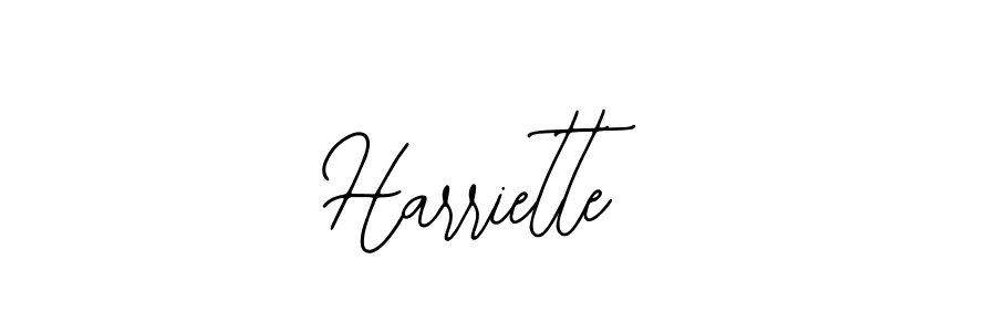 Use a signature maker to create a handwritten signature online. With this signature software, you can design (Bearetta-2O07w) your own signature for name Harriette. Harriette signature style 12 images and pictures png