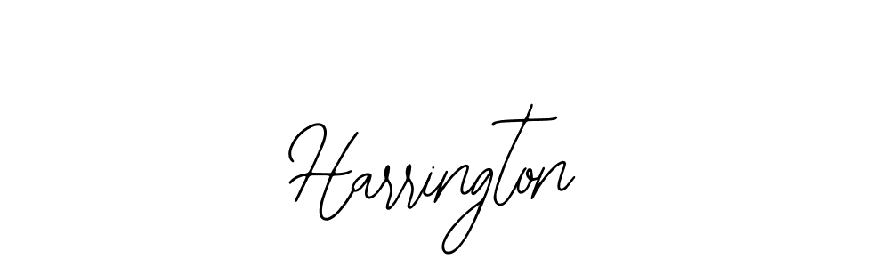 You should practise on your own different ways (Bearetta-2O07w) to write your name (Harrington) in signature. don't let someone else do it for you. Harrington signature style 12 images and pictures png