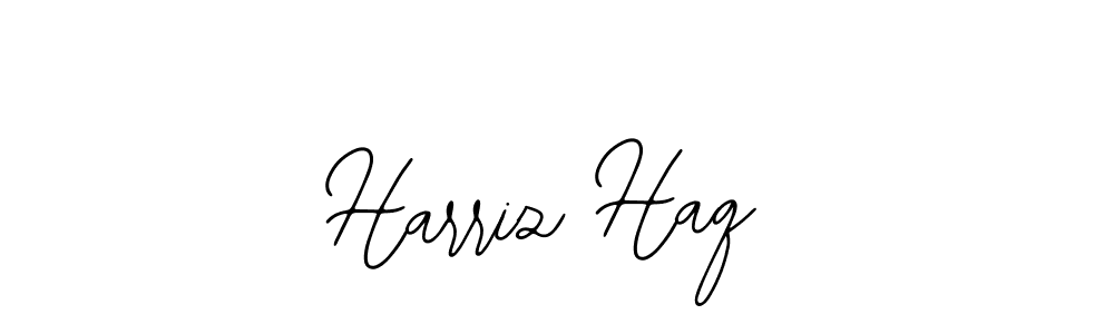 Harriz Haq stylish signature style. Best Handwritten Sign (Bearetta-2O07w) for my name. Handwritten Signature Collection Ideas for my name Harriz Haq. Harriz Haq signature style 12 images and pictures png