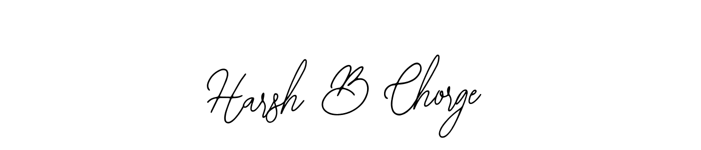 Design your own signature with our free online signature maker. With this signature software, you can create a handwritten (Bearetta-2O07w) signature for name Harsh B Chorge. Harsh B Chorge signature style 12 images and pictures png