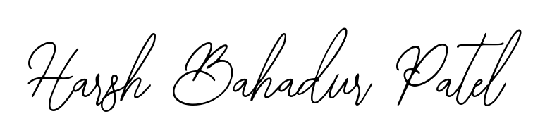 How to make Harsh Bahadur Patel name signature. Use Bearetta-2O07w style for creating short signs online. This is the latest handwritten sign. Harsh Bahadur Patel signature style 12 images and pictures png