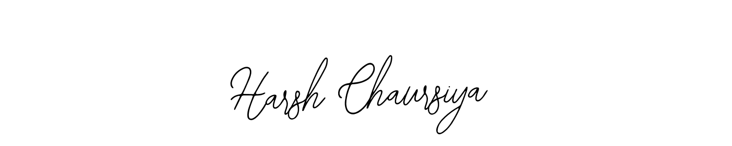 The best way (Bearetta-2O07w) to make a short signature is to pick only two or three words in your name. The name Harsh Chaursiya include a total of six letters. For converting this name. Harsh Chaursiya signature style 12 images and pictures png