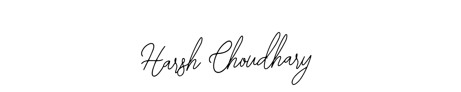Also we have Harsh Choudhary name is the best signature style. Create professional handwritten signature collection using Bearetta-2O07w autograph style. Harsh Choudhary signature style 12 images and pictures png