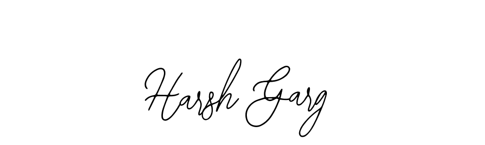 How to make Harsh Garg name signature. Use Bearetta-2O07w style for creating short signs online. This is the latest handwritten sign. Harsh Garg signature style 12 images and pictures png