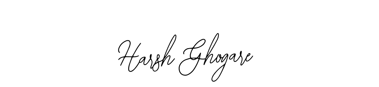 Design your own signature with our free online signature maker. With this signature software, you can create a handwritten (Bearetta-2O07w) signature for name Harsh Ghogare. Harsh Ghogare signature style 12 images and pictures png