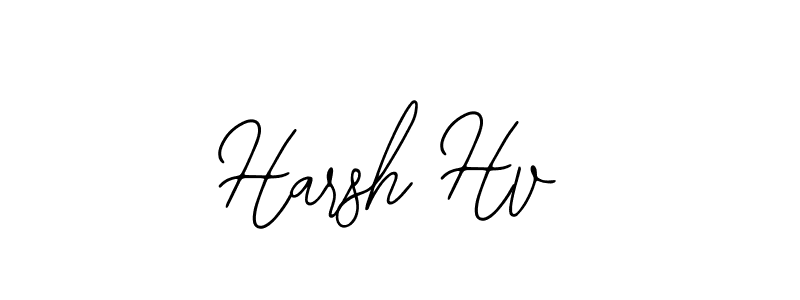 How to make Harsh Hv signature? Bearetta-2O07w is a professional autograph style. Create handwritten signature for Harsh Hv name. Harsh Hv signature style 12 images and pictures png