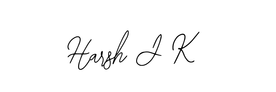 Harsh J K stylish signature style. Best Handwritten Sign (Bearetta-2O07w) for my name. Handwritten Signature Collection Ideas for my name Harsh J K. Harsh J K signature style 12 images and pictures png