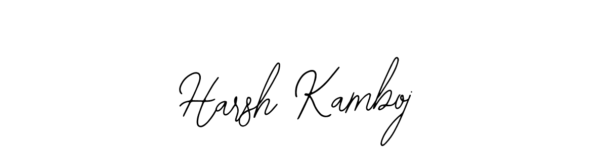 Design your own signature with our free online signature maker. With this signature software, you can create a handwritten (Bearetta-2O07w) signature for name Harsh Kamboj. Harsh Kamboj signature style 12 images and pictures png