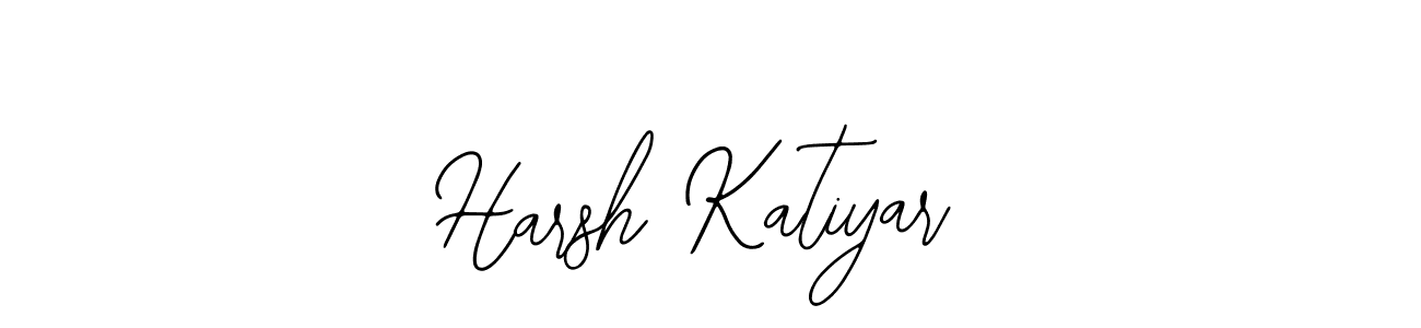 Also You can easily find your signature by using the search form. We will create Harsh Katiyar name handwritten signature images for you free of cost using Bearetta-2O07w sign style. Harsh Katiyar signature style 12 images and pictures png