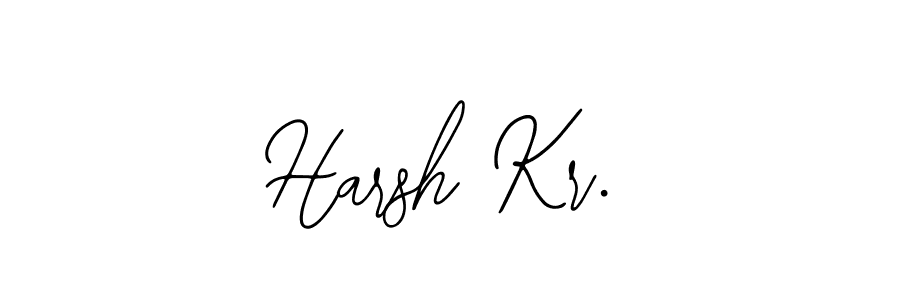 Harsh Kr. stylish signature style. Best Handwritten Sign (Bearetta-2O07w) for my name. Handwritten Signature Collection Ideas for my name Harsh Kr.. Harsh Kr. signature style 12 images and pictures png