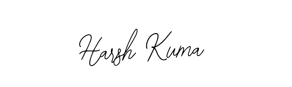 Harsh Kuma stylish signature style. Best Handwritten Sign (Bearetta-2O07w) for my name. Handwritten Signature Collection Ideas for my name Harsh Kuma. Harsh Kuma signature style 12 images and pictures png