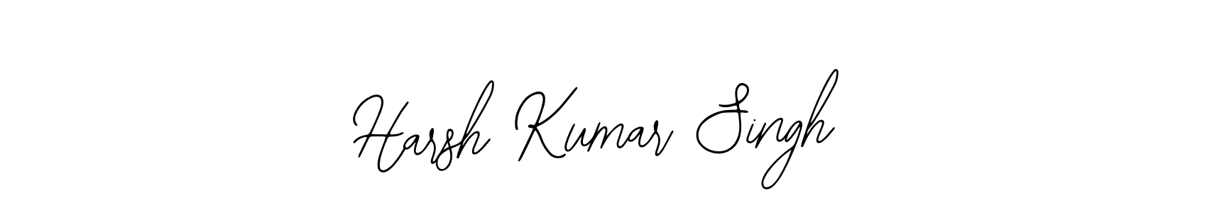 Use a signature maker to create a handwritten signature online. With this signature software, you can design (Bearetta-2O07w) your own signature for name Harsh Kumar Singh. Harsh Kumar Singh signature style 12 images and pictures png
