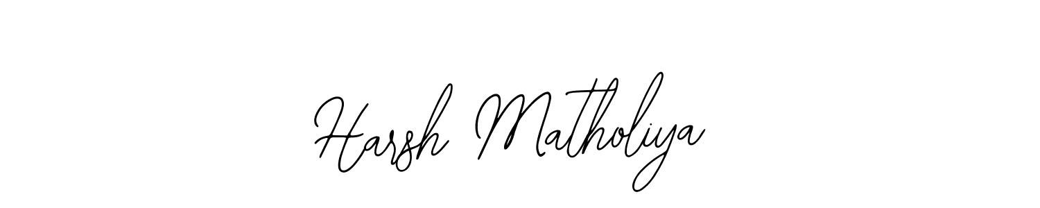 Also we have Harsh Matholiya name is the best signature style. Create professional handwritten signature collection using Bearetta-2O07w autograph style. Harsh Matholiya signature style 12 images and pictures png