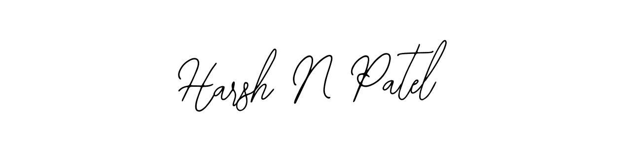 You should practise on your own different ways (Bearetta-2O07w) to write your name (Harsh N Patel) in signature. don't let someone else do it for you. Harsh N Patel signature style 12 images and pictures png