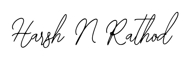 The best way (Bearetta-2O07w) to make a short signature is to pick only two or three words in your name. For converting this name Harsh N Rathod. Harsh N Rathod signature style 12 images and pictures png