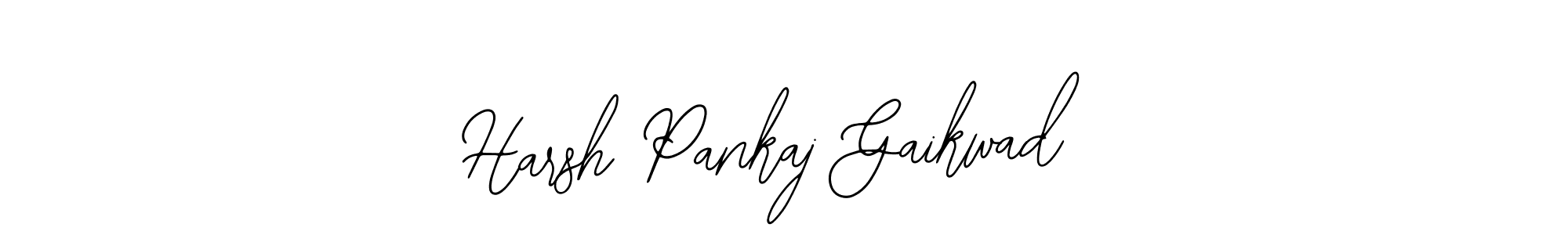 The best way (Bearetta-2O07w) to make a short signature is to pick only two or three words in your name. The name Harsh Pankaj Gaikwad include a total of six letters. For converting this name. Harsh Pankaj Gaikwad signature style 12 images and pictures png