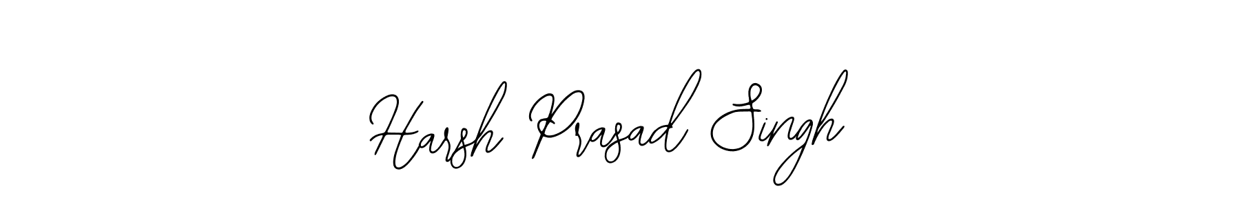 This is the best signature style for the Harsh Prasad Singh name. Also you like these signature font (Bearetta-2O07w). Mix name signature. Harsh Prasad Singh signature style 12 images and pictures png