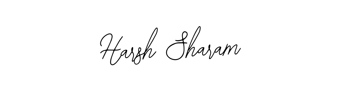 The best way (Bearetta-2O07w) to make a short signature is to pick only two or three words in your name. The name Harsh Sharam include a total of six letters. For converting this name. Harsh Sharam signature style 12 images and pictures png