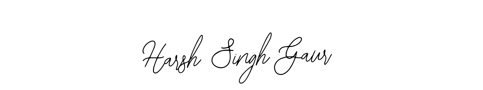 Also You can easily find your signature by using the search form. We will create Harsh Singh Gaur name handwritten signature images for you free of cost using Bearetta-2O07w sign style. Harsh Singh Gaur signature style 12 images and pictures png