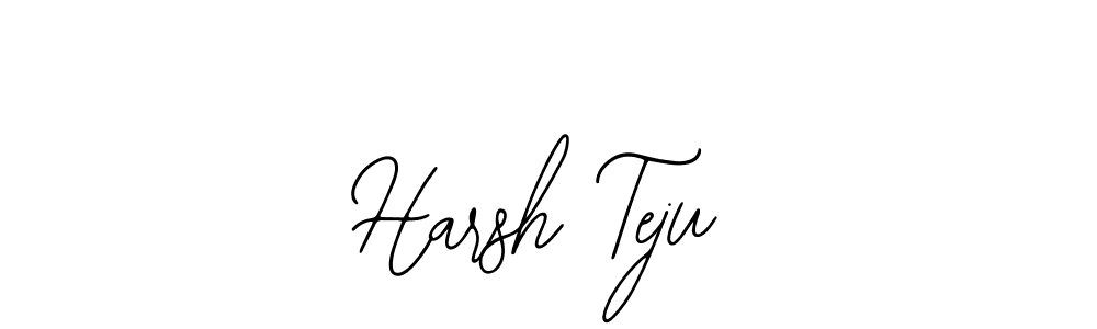 Also we have Harsh Teju name is the best signature style. Create professional handwritten signature collection using Bearetta-2O07w autograph style. Harsh Teju signature style 12 images and pictures png