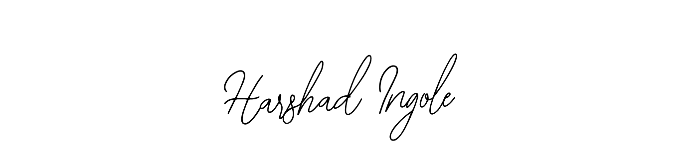 Use a signature maker to create a handwritten signature online. With this signature software, you can design (Bearetta-2O07w) your own signature for name Harshad Ingole. Harshad Ingole signature style 12 images and pictures png