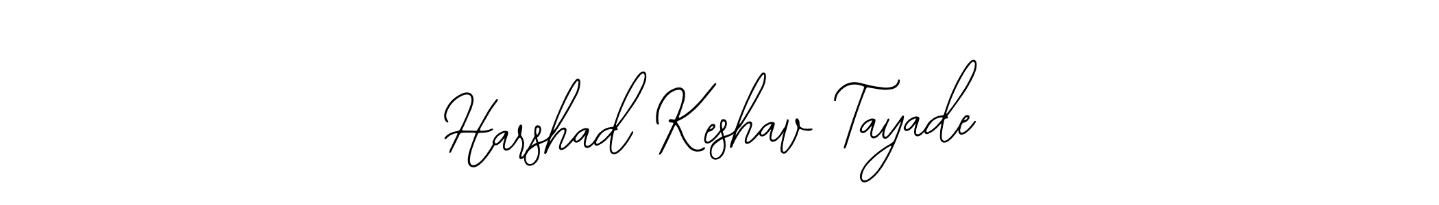 How to make Harshad Keshav Tayade name signature. Use Bearetta-2O07w style for creating short signs online. This is the latest handwritten sign. Harshad Keshav Tayade signature style 12 images and pictures png